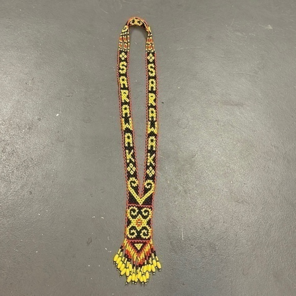 Sarawak Malaysian beaded necklace